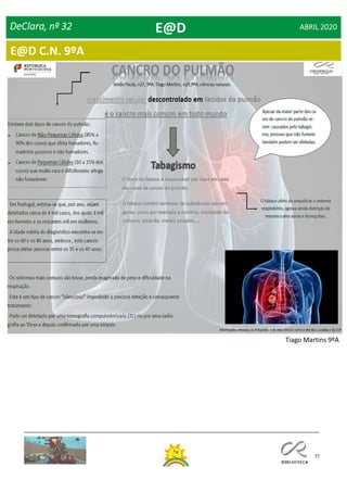 77
Dia Mundial da Saúde
DeClara, nº 32 ABRIL 2020
E@D C.N. 9ºA
E@D
Tiago Martins 9ºA
 