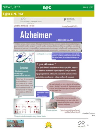 78
Dia Mundial da Saúde
DeClara, nº 32 ABRIL 2020
E@D C.N. 9ºA
E@D
Carolina Ferreira
9ºA
 