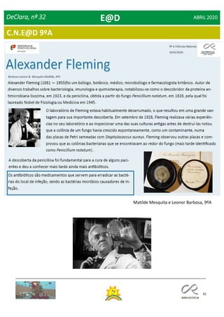 81
DeClara, nº 32 ABRIL 2020E@D
Matilde Mesquita e Leonor Barbosa, 9ºA
C.N.E@D 9ºA
 