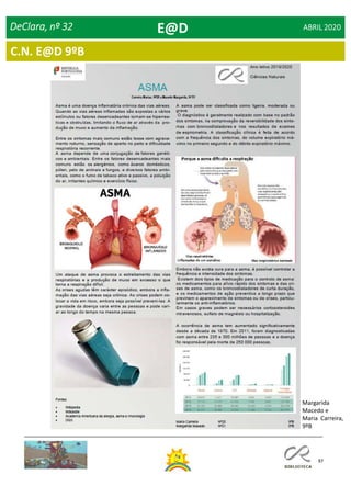 97
Dia Mundial da Saúde
DeClara, nº 32 ABRIL 2020E@D
Margarida
Macedo e
Maria Carreira,
9ºB
C.N. E@D 9ºB
 