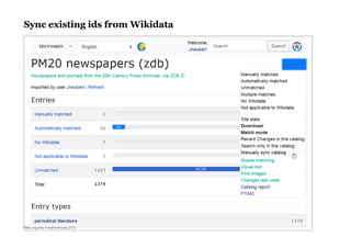 Sync existing ids from WikidataSync existing ids from Wikidata
 