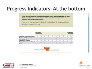 Progress Indicators: At the bottom




                                 121
 