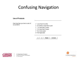 Confusing Navigation




                       45
 