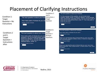 Placement of Clarifying Instructions




                                       81
              Redline, 2013
 