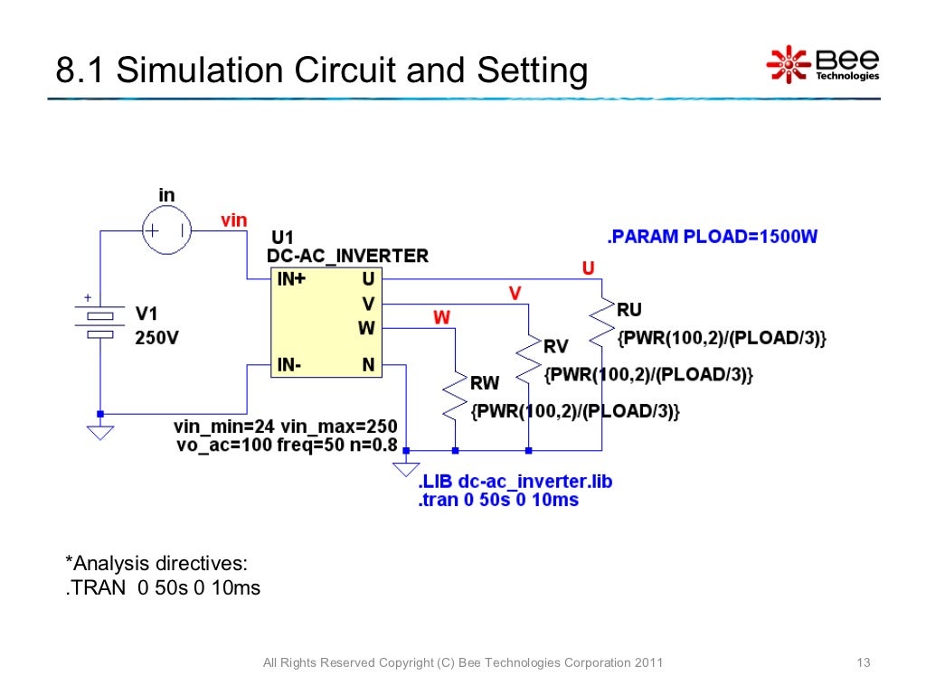 DC/AC 3Phase Inverter (LTspice Model)