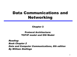 Dc ch02 : protocol architecture | PDF