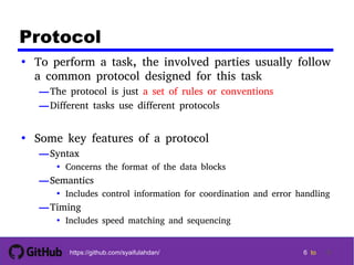 Protocol Building Process Dc ch02 : protocol architecture | PDF