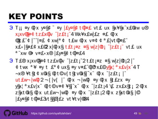 49 tohttps://github.com/syaifulahdan/
KEY POINTS
• A ll of th e form s of inform a tion ca n be represented by
electrom a gnetic signa ls. Depending on th e
tra nsm ission m ediu m a nd th e com m u nica tions
environm ent, eith er a na log or digita l signa ls ca n be
u sed to convey inform a tion.
• A ny electrom a gnetic signa ls, a na log or digita l, is
m a de u p of a nu m ber of constitu entfreq u encies. A
key pa ra m eter th a tch a ra cterizes th e signa l is
ba ndw idth , w h ich is th e w idth of th e ra nge of
freq u encies th a tcom prises th e signa l. In genera l , th e
grea ter th e ba ndw idth of th e signa l, th e grea ter its
inform a tion-ca rrying ca pa city.
49
 