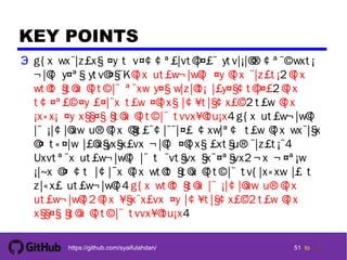 51 tohttps://github.com/syaifulahdan/
KEY POINTS
• Th e designer of a com m u nica tions fa cility m u stdea l
w ith fou r fa ctors:th e ba ndw idth of th e signa l, th e
da ta ra te th a tis u sed for digita l inform a tion, th e
a m ou ntof noise a nd oth er im pa irm ents, a nd th e
level of error ra te th a tis a ccepta ble. Th e ba ndw idth
is lim ited by th e tra nsm ission m ediu m a nd th e desire
to a void interference w ith oth er nea rby signa ls.
Beca u se ba ndw idth is a sca rce resou rce, w e w ou ld
like to m a xim ize th e da ta ra te th a tis a ch ieved in a
given ba ndw idth . Th e da ta ra te is lim ited by th e
ba ndw idth , th e presence of im pa irm ents, a nd th e
error ra te th a tis a ccepta ble.
51
 