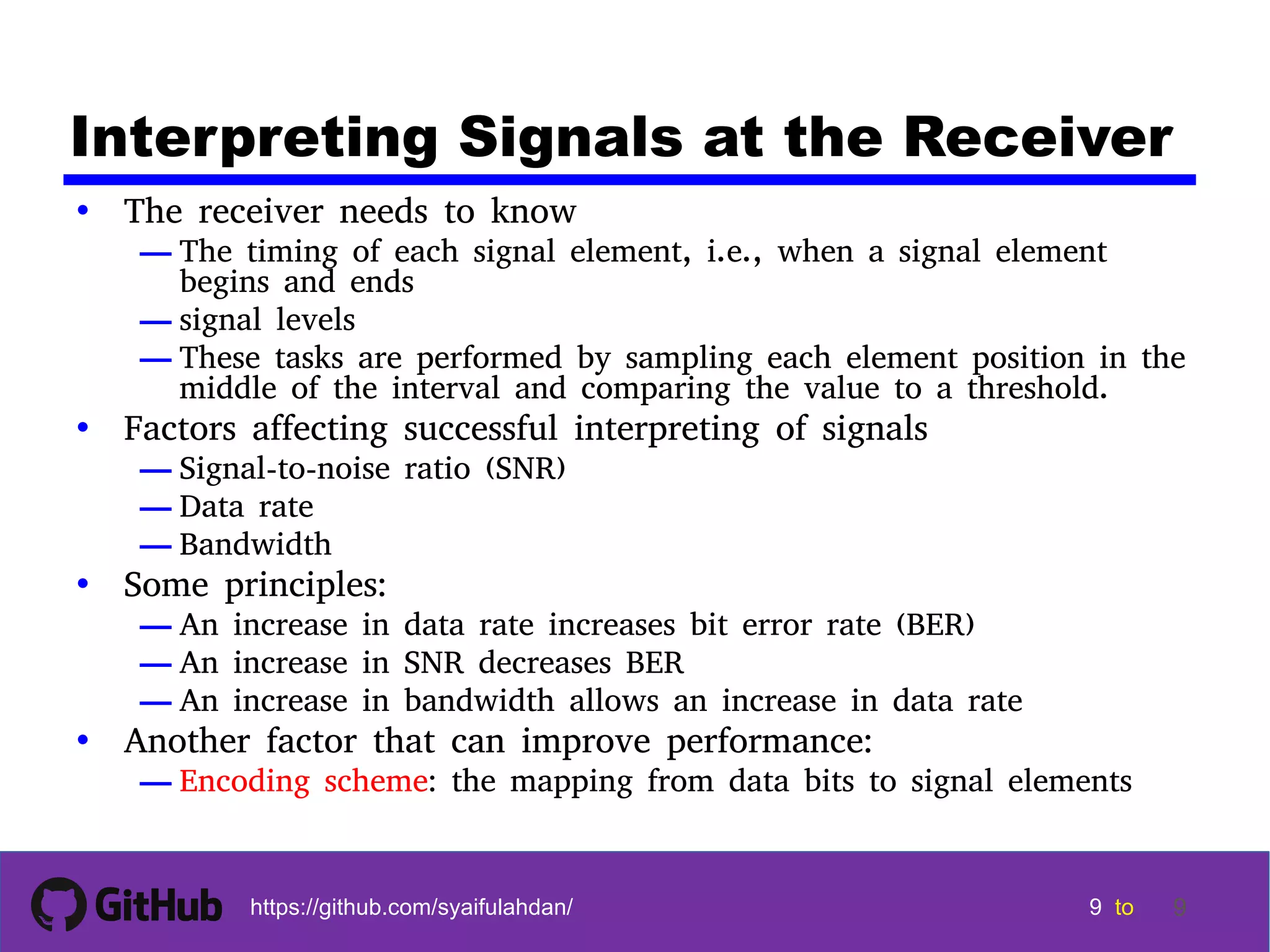 Dc ch05 : signal encoding techniques | PDF