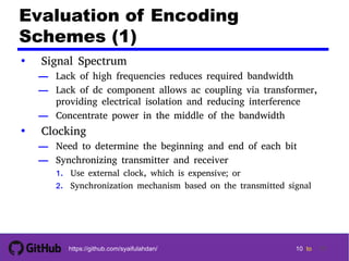 Dc ch05 : signal encoding techniques | PDF