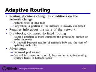 Dc ch11 : routing in switched networks | PDF