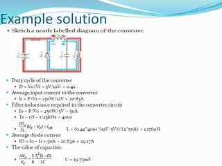 Dc Conversion Sample DC-DC_Converters. pptx power electronics | PPTX