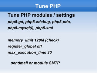 LAMP / WAMP Webserver