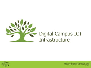 Digital Campus ICT
Infrastructure



          http://digital-campus.org
                               © 2011
 