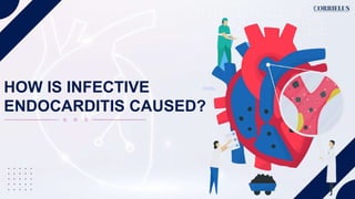 HOW IS INFECTIVE
ENDOCARDITIS CAUSED?
 