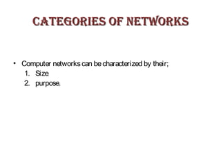 Dc lec-04 (categories of network) | PPT