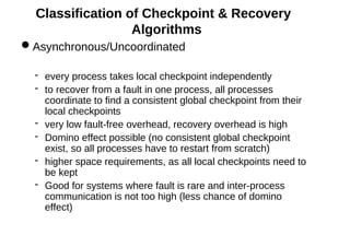 Comprehensive Fault Tolerance and Recovery Techniques in Distributed ...