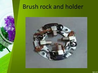 Brush rock and holder
 