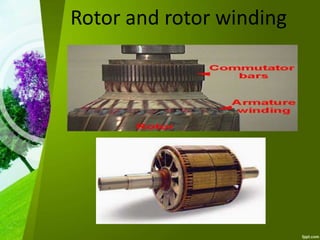 Rotor and rotor winding
 