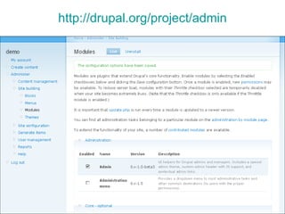 http :// drupal.org / project / admin 