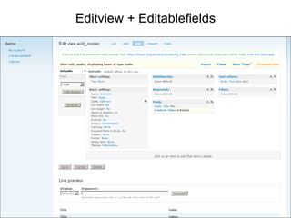 Editview + Editablefields 