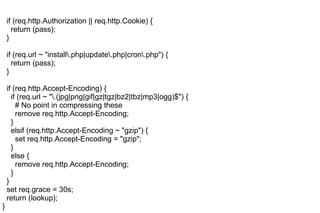 Reverse Proxies Notable examples Apache 2 – with modules 