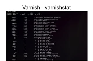 Varnish Pros Highly recommended from most of the people within the Drupal community 