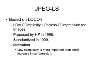 DC04 Image Compression Standards.pdf