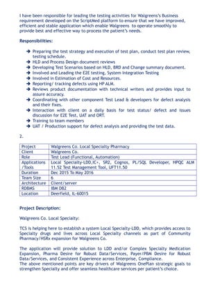 Scriptmed Tool Sandeep Kumar Gupta_Resume | DOC