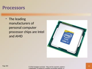 Discovering Computers Chapter 03 Computing Components | PPTX