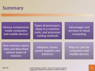 Discovering Computers Chapter 03 Computing Components | PPTX