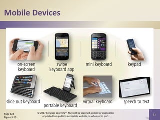 Mobile Devices
21
Page 123
Figure 3-15
© 2017 Cengage Learning®. May not be scanned, copied or duplicated,
or posted to a publicly accessible website, in whole or in part.
 