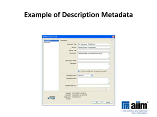 So, what happens with no metadata?