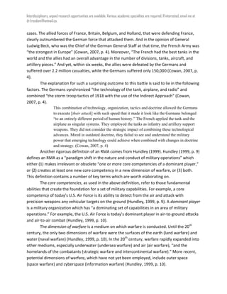 Changes in Military Affairs: Revolution or Evolution? | PDF