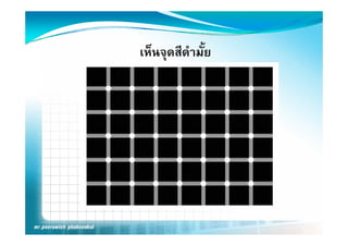 เห็นจุดสีดํามั้ย
 