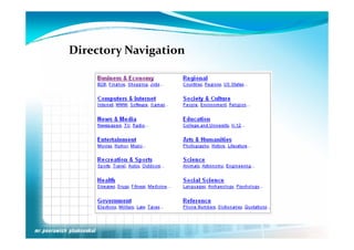 Directory Navigation
 