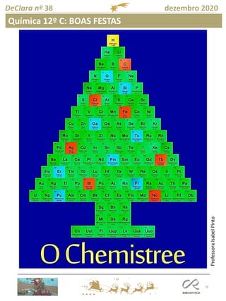 78
DeClara nº 38 dezembro 2020
Química 12º C: BOAS FESTAS
ProfessoraIsabelPinto
 