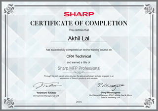 Akhil Lal
CR4 Technical
Powered by TCPDF (www.tcpdf.org)
 