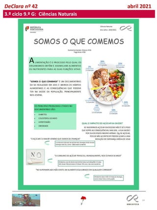 64
DeClara nº 42 abril 2021
3.º ciclo 9.º G: Ciências Naturais
 