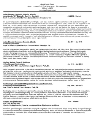 2016 Phuoc Tran Resume Doc Business Banking Finance Business