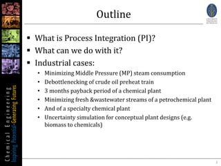Industrial practices on process integration | PPT