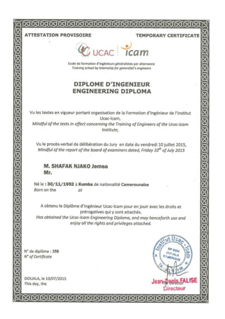 Attestation of Engineering Diploma | PDF