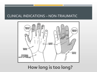 CLINICAL INDICATIONS – NON-TRAUMATIC
How long is too long?
 