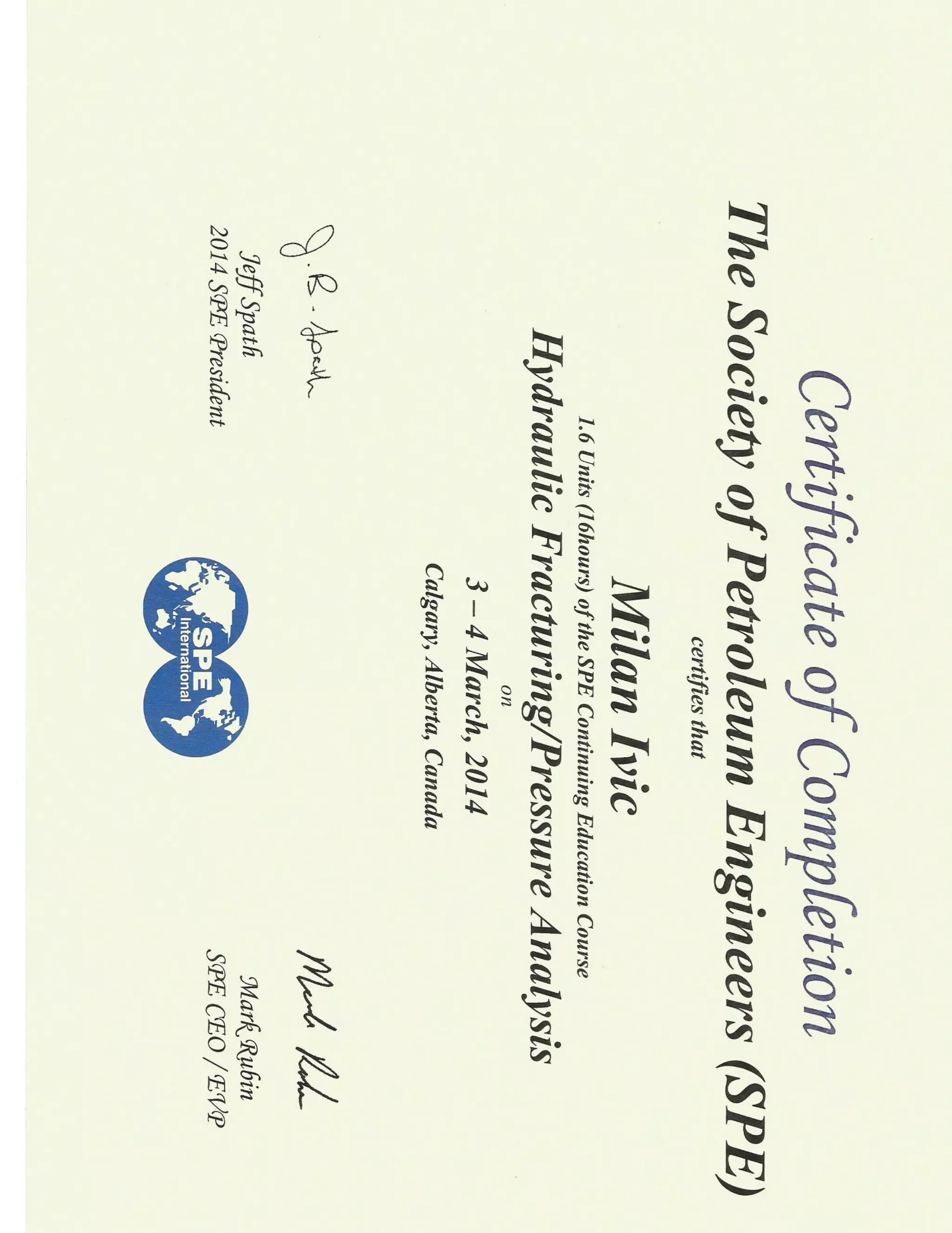 HYDRAULIC FRACTURINGPRESSURE ANALYSIS SPE COURSE CALGARY PDF