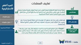 146
1-‫ـ٠ن‬‫ٟوٜ٪ٟدض‬
ٝ‫خٛود‬ ‫خٛ٠سذؤ‬
‫ٛالععشخظٰجٰص‬
2-ٰٜٚ‫ظذ‬‫ٟوٜ٪ٟدض‬
3-‫خٛخـص‬‫خالععشخظٰجٰص‬
‫اٌّصٍسبد‬ ‫رؼبريف‬
‫خٛسذخٯص‬ ‫٣ٔـص‬(ّ‫خال٣ـال‬ ‫٣ٔـص‬)‫زو٠ٰٜص‬ ‫خٛ٠سدششش‬ ‫زعدسٯخ‬ ‫خٛ٠اشش‬ ‫ٰٓ٠ص‬ ‫ظذذد‬ ‫خٰٛٔدط‬ ‫ٛو٠ٰٜص‬
‫خٛ٠ٔدٯغص‬.‫سٓ٠ٮ‬ ٚ٘‫زش‬ ‫ظو٘ظ‬ ‫٩٧ٮ‬(‫٣غسص‬ ٩‫ؤ‬ ‫ٗ٠ٰص‬ ٩‫ؤ‬ ‫هذد‬)ٙ‫ٟجد‬ ‫ُٮ‬ ٙ‫خٛذد‬ ‫٩خٓن‬/‫ٓـدم‬
‫خٛخـص‬ ‫زع٤ِٰز‬ ‫خٛ٠سدششش‬ ‫زعدسٯخ‬ ٢ٰ‫ٟو‬‫خالععشخظٰجٰص‬.
٪٧‫ٟذذدش‬ ‫ظدسٯخٰص‬ ‫ٛذلص‬ ‫ُٮ‬ ‫ٟد‬ ‫ٟاعغص‬ ‫ؤدخء‬ ٫٪‫ٟغع‬ ٬ٜ‫ه‬ ٙ‫ٯذ‬ ‫سٓ٠ٮ‬ ‫ٰٟٔدط‬.ٞ‫ٯع‬
‫خٛو٠ٰٜدض‬ ‫ٛ٠خشـدض‬ ‫ٰٓدط‬ ‫خٛ٠اشش‬ ‫٧زخ‬ ‫ز٠٪ـر‬ً‫د‬‫ٰٓدع‬‫خٛ٤عدجؿ‬ ‫٩ٰٓدط‬ ،ً‫د‬ٰ٠ٗ‫خٛ٠ذٔٔص‬
ً‫د‬ٰ٠ًٗ‫د‬ٰ‫٩٣٪ه‬..
(Target):ٚ‫ظ٠ؽ‬‫ز٪خعـص‬ ٢ٰ‫ٟو‬ ‫٩ٓط‬ ٙ‫خال‬ ‫ظذٰٔٔ٨د‬ ‫خٛ٠شخد‬ ‫خٛ٠ذذدش‬ ‫خٛ٘٠ٰص‬ ‫خٛ٤عدجؿ‬
‫د٩ٰٛص‬ ‫ز٠ودٯٰش‬ ‫ٟشظسؾ‬ ‫خألدخء‬ ‫ٟاشش‬ ٍ‫٧ذ‬ ١٪٘‫ٯ‬ ‫ٟد‬ ً‫د‬٠‫٩دخج‬ ،‫ٟوٰ٤ص‬ ‫ظ٤ِٰز‬ ‫آٰٛدض‬ ٩‫ؤ‬ ‫ٟسددسش‬
‫٩ٟذٰٜص‬.‫ٟذذد‬ ٢ٟ‫زض‬ ‫ٟشظسـص‬ ‫ٟاشش‬ ٚ٘ٛ ‫٩خدذش‬ ‫ٰٓ٠ص‬ ‫ظذذٯذ‬ ٞ‫ٯع‬ ١‫ؤ‬ ‫٩ٯجر‬.
‫٣ٔـص‬‫خألعدط‬
‫خألدخء‬ ‫ٰٓدط‬ ‫ٟاشش‬
‫خٛ٠غع٨ذُص‬ ‫خٰٛٔ٠ص‬
‫خألدخء‬ ‫ٛ٠اشش‬
8-3‫خالـشخءخض‬‫خٛع٤ِٰزٯص‬
 