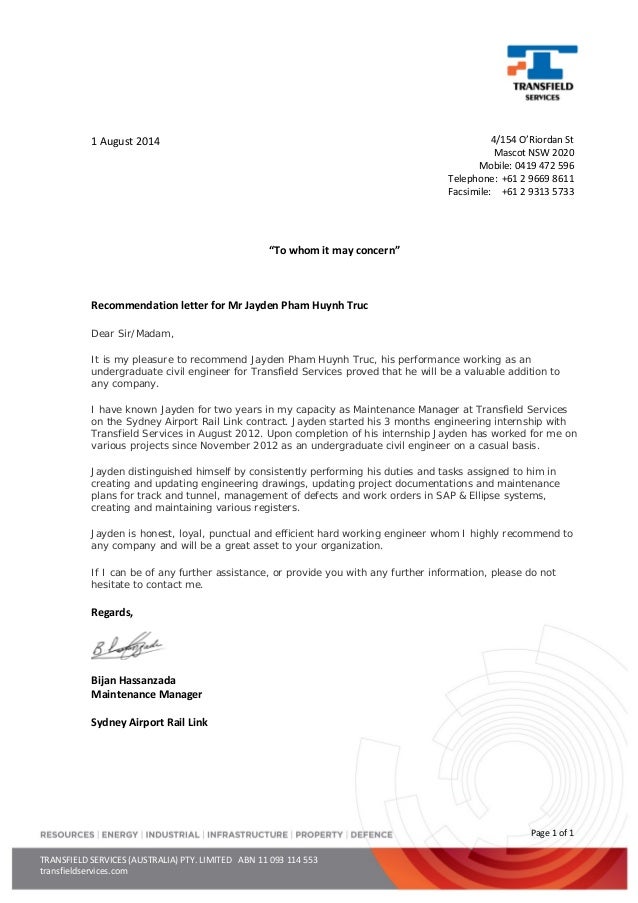 reference letter from bijan hassanzada how to do a reference letter