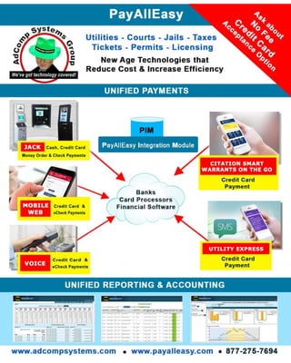 Payalleasy Unified Collections & Reporting Flier