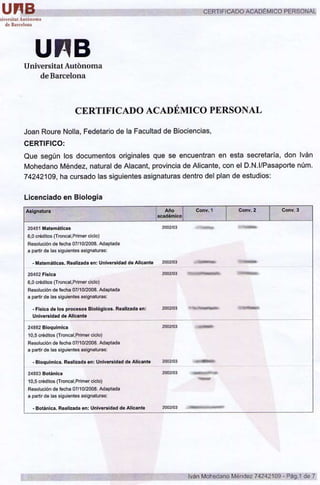 UAB Certificate