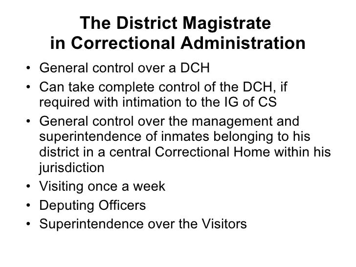 Correctional Administration in West Bengal Basic Concepts